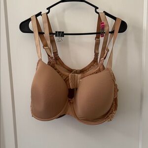 2 Everyday Full-Coverage Bras - Nude 42DDD